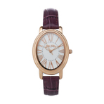 URBAN TIME LEATHER WATCH PURPLE 手表
