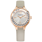 LOVELY CRYSTALS MINI LEATHER STRAP GRY GRY PRO    女士手表