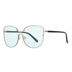 MANONTHEMOON BLACK BLUE TINE LENS   墨镜