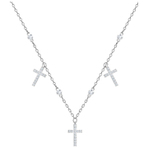 MINI CROSS NECKLACE CHOKER CRY RHS 项链