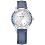 PLAYFUL LADY LEATHER STRAP BLU WHT STS     女士手表
