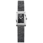 MEMORIES MESH STRAP JET BLK STS   女士手表