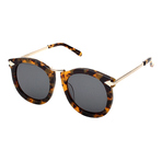 KAREN WALKER SUNGLASS ASIAN FIT SUPER LUNAR SUPER LUNA LEOPARD GOLD METAL   墨镜