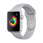 APPLE WATCH SERIES 3 GPS, 42mm SILVER ALUMINUM CASE WITH FOG SPORT BAND   苹果智能手表