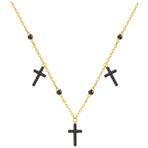 MINI CROSS NECKLACE CHOKER CRY SINI GOS 项链