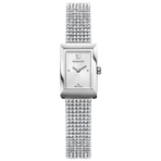 MEMORIES MESH STRAP CRY WHT STS    女士手表