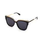 MWG BLACK GOLD METAL SUNGLASSES  墨镜