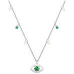 LUCKILY NECKLACE PRL CZGR CRY RHS 项链