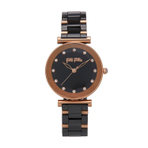 STAR FLOWER CERAMIC WATCH BLACK 手表