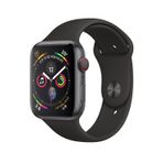 APPLE WATCH SERIES 4 GPS, CELLULAR, 40mm SPACE GRAY ALUMINUM CASE WITH BLACK SPORTS BAND 苹果智能手表