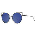 MILKWAY BLACK METAL BLUE MIRROR LENS   墨镜