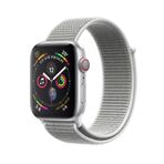 APPLE WATCH SERIES 4 GPS+CELLULAR, 40mm SILVER ALUMINUM CASE AND SEASHELL SPORT LOOP MTVC2KH/A 智能手表
