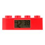 LEGO BRICK CLOCK RED 电子表