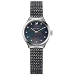 DREAMY MESH STRAP JET BLK MOP STS  女士手表