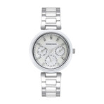 ROMANSON WOMENS CERAMIC WATCH RM7A01FLWWMSC4 女士手表