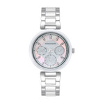 ROMANSON WOMENS CERAMIC WATCH RM7A01FLWWMEC4 女士手表