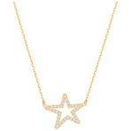 ONLY NECKLACE STAR CZWH GOS 项链