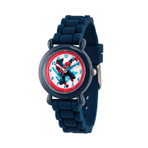 SPIDER MAN WATCH NAVY SILICON  儿童手表