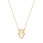 LUCKILY:NECKLACE HAMSA DC LMUL/GOS 项链