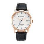 ROMANSON MENS AUTOMATIC LEATHER WATCH TL7A11RMBRASC6  男士手表