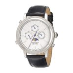 ROMANSON MENS LEATHER WATCH MOON PHASE TL8A08FMBWASR4 男士手表