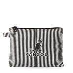 ECO CLUTCH BAG JUNO PINSTRIPE 收纳包 BLACK