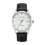 ROMANSON MENS AUTOMATIC LEATHER WATCH TL7A11RMBWASC6  男士手表