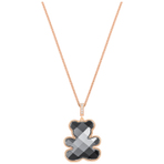 TEDDY:PENDANT JET HEM ROS 项链