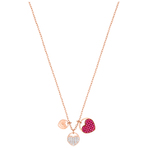 GINGER:PENDANT HRT FUCH/CRY/ROS 项链