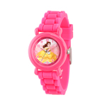 BEAUTY AND THE BEAST WATCH PINK SILICON 儿童手表