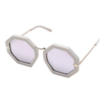 MOON DISCO SILVER MIRROR LENS SUNGLASS 墨镜