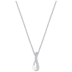 ELEANOR PENDANT PEARL CRYWHITE RHS 项链