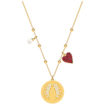 LUCKY GODDESS:NECKLACE WINGS LMUL/GOS 项链