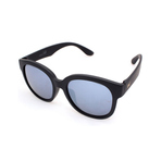 CAPTAIN HIBARI BLACK SILVER MIRROR LENSE SUNGLASSES 墨镜
