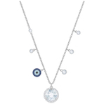LUCY NECKLACE RND BLUE LMUL RHS  项链