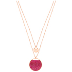 GINGER:PENDANT LAYER FUCH/CRY/ROS 项链