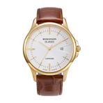 ROMANSON MEN LEATHER WATCH CB5A10MMNGA1R2 男士手表