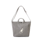 CANVAS TOTE BAG HARPER S 3761 手提包 PINSTRIPE BLACK