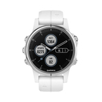 FENIX 5S PLUS SAPPHIRE WHITE W/WHITE BAND GPS WATCH KOR 智能手表