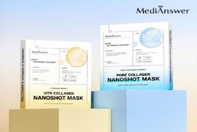 VITA COLLAGEN NANOSHOT MASK プランエス MediAnswer Vita Collagen Nanoshot Mask Sheet 5ea | OLIVE