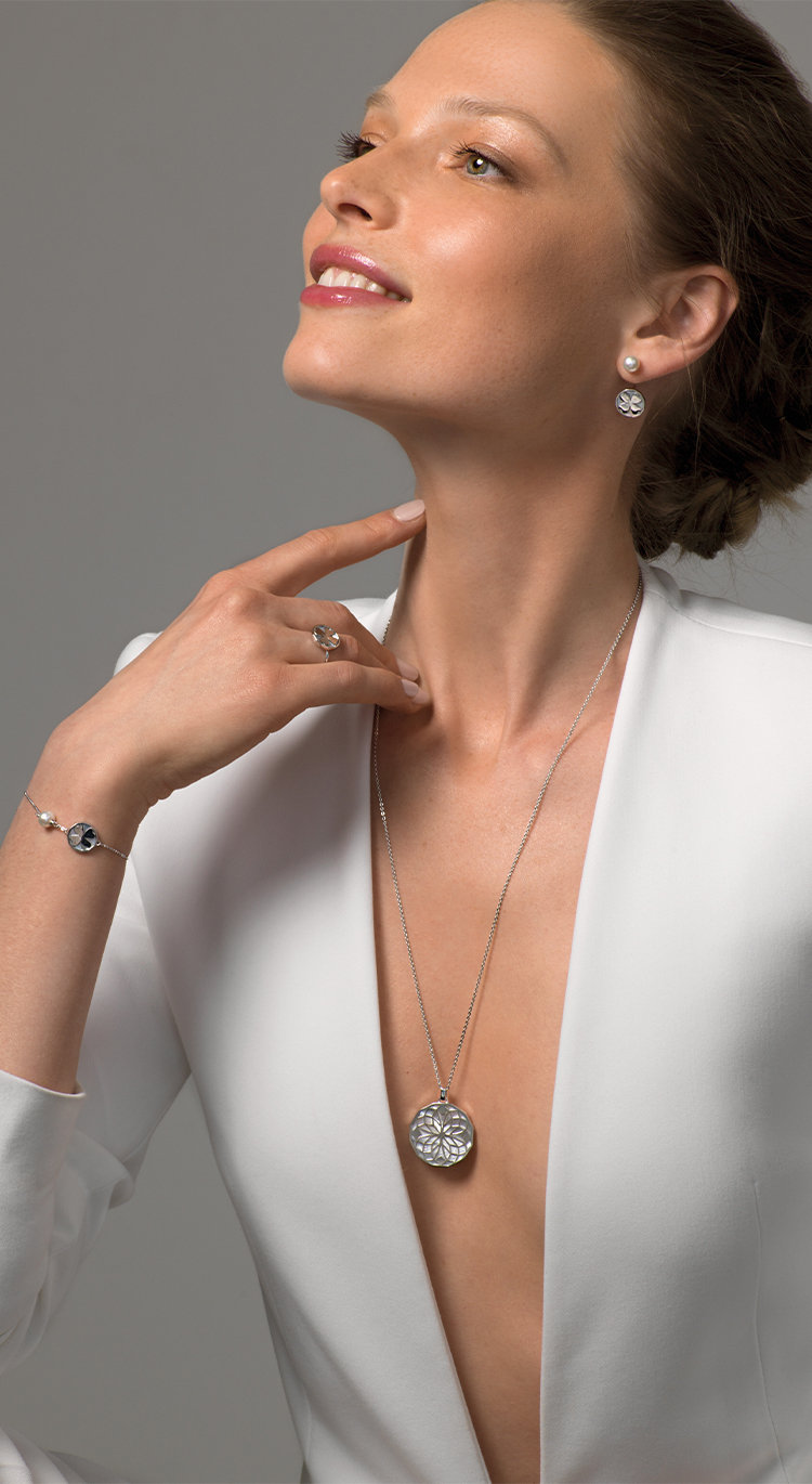 ☆DIDIER DUBOT☆La DD パール ローズゴールド ロングピアス ☆DIDIER DUBOT☆La DD パール ローズゴールド ロングピアス