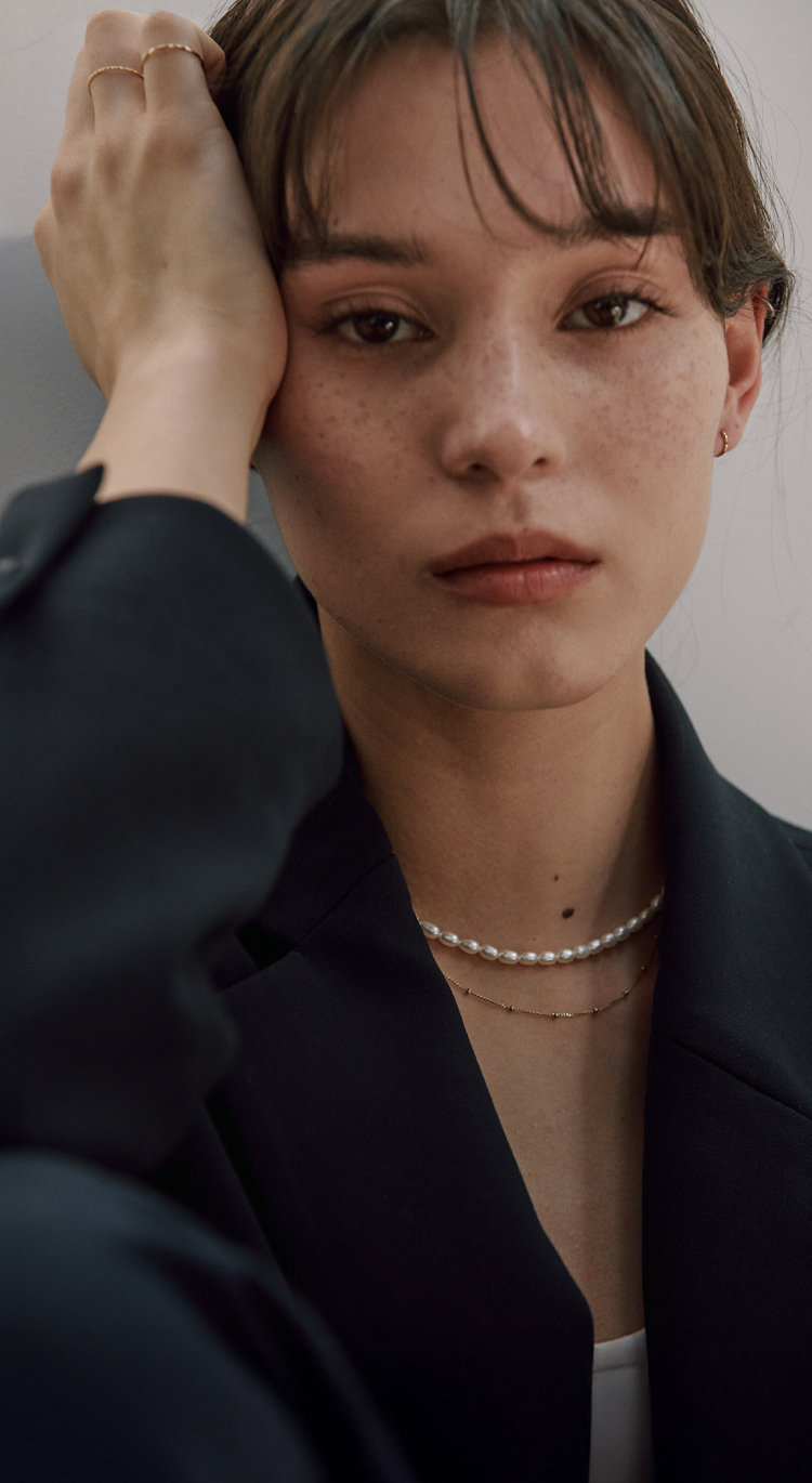 ☆DIDIER DUBOT☆La DD パール ローズゴールド ロングピアス DIDIER DUBOT(ディディエドゥボ) - 海外通販のBUYMA