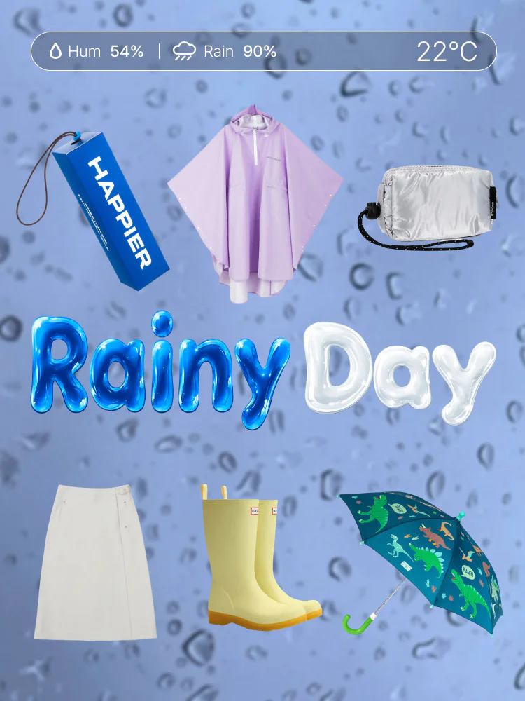 ノーブランド　レインブーツ♡雨の日限定タイムセール❣️ ロッテ免税店