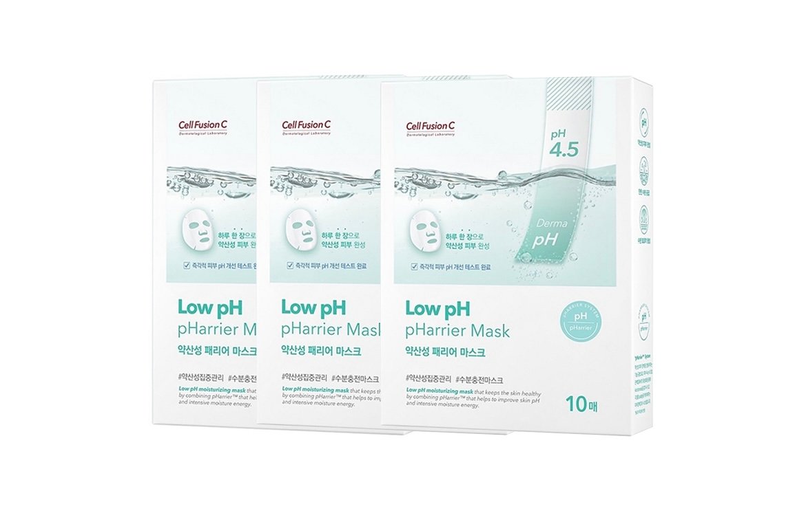 롯데면세점 [셀퓨전씨] Low pH 약산성 패리어 마스크 25ml*10ea Trio Set