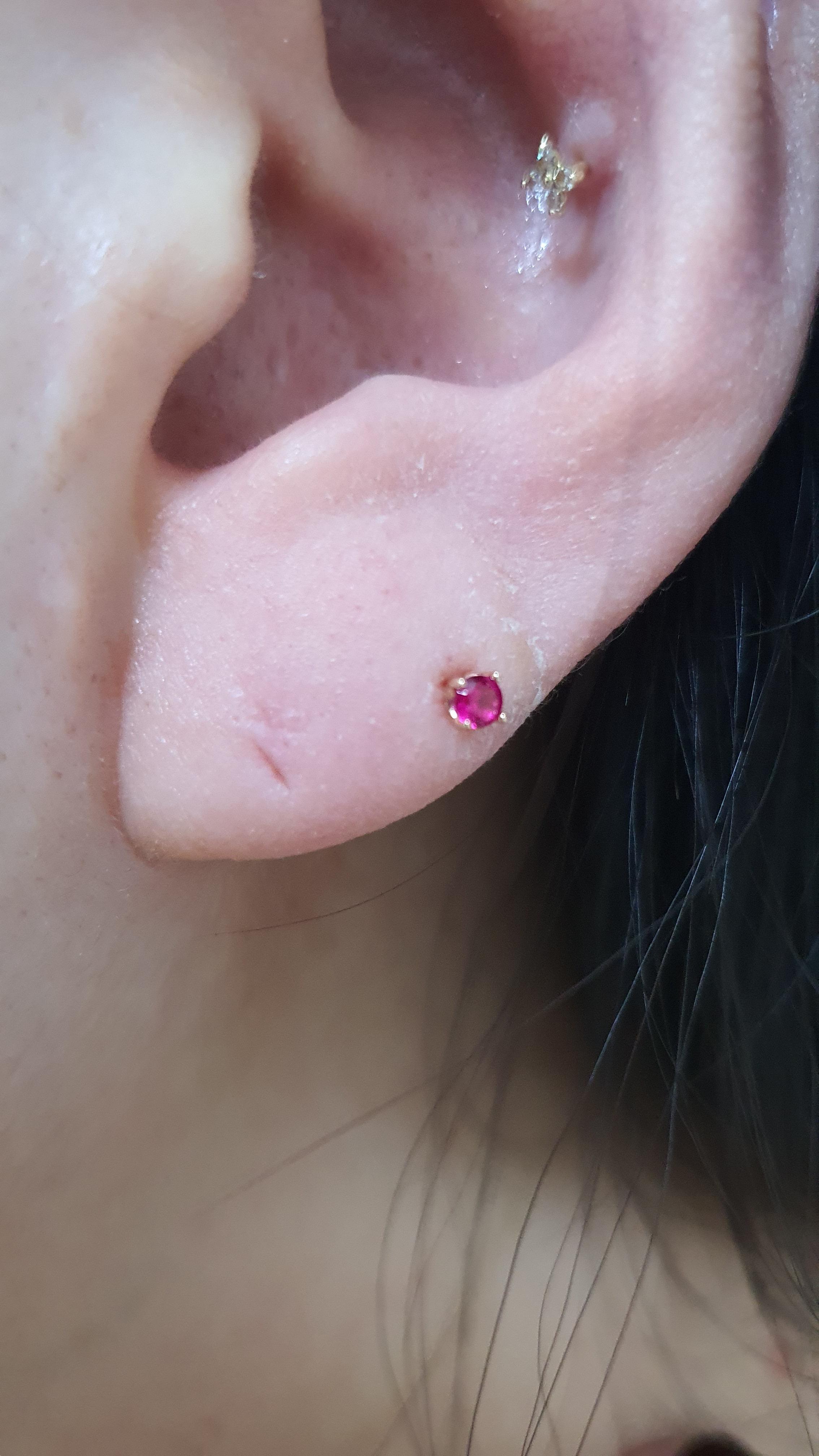 STONE HENgE/送料込み/関税込み heart 14K 片耳 ピアス 片耳 STONEHENgE(ストーンヘンジ) ピアス(レディース) - 海外