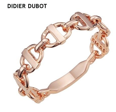 指輪・リング DIDIER DUBOT Dual DD 14K Ring JDRRRVF28XX Dual D.D Gold Ring