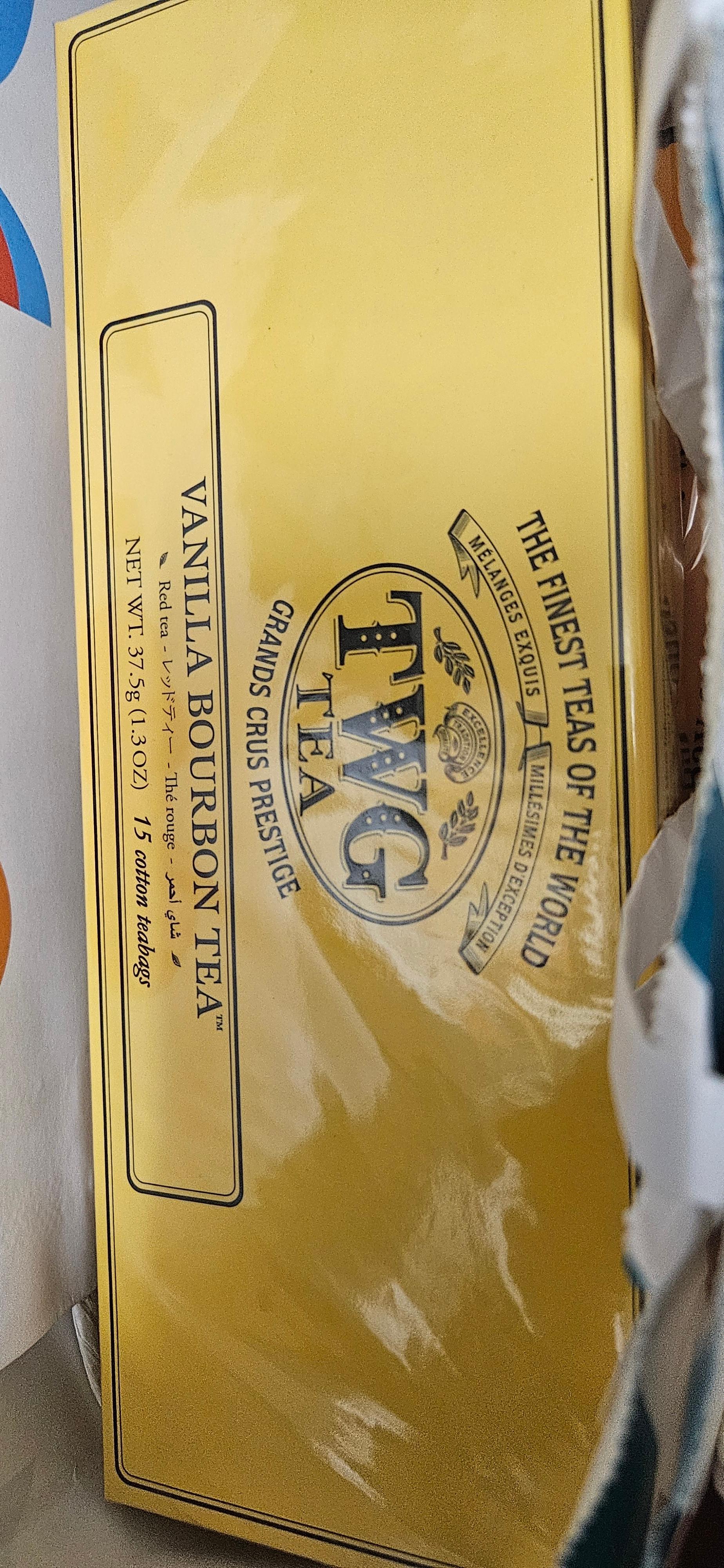 TWG Tea | Vanilla Bourbon Tea, Rooibos Tea Blend in 15 Hand