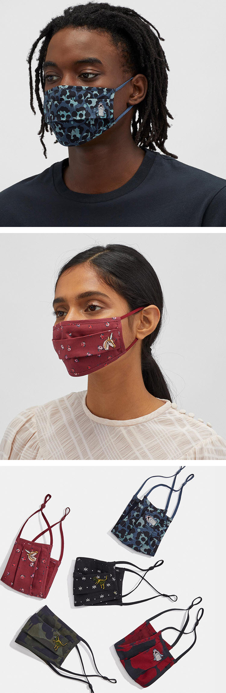 Peggy Gou wears a Vuitton face mask, a Vuitton monogram brown and