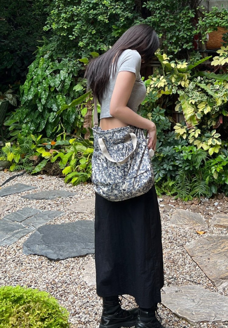 【HIGHLOOP】Flower Leopard Eco Shopper Bag V2_13colors Lotte Duty Free
