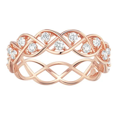 MOSAIQUE 14K 로즈골드 반지 JJMSRQ6B4201R4110